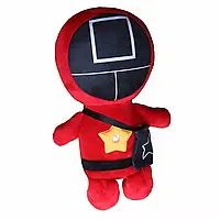 М'яка дитяча іграшка нічник-проектор зоряного неба кальмара Squid Game NJ-00115A Квадрат