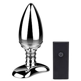 Алюмінієвий анальний затор з вібрацією на пульті Nexus Cestos