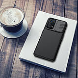 Захисний чехол Nillkin для Realme GT Neo 2 (CamShield Case) Black із захистом камери, фото 7