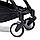 Коляска 2 в 1 BABYZEN YOYO2 з люлькою Bassinet (шассі Black) Морська хвиля, фото 4