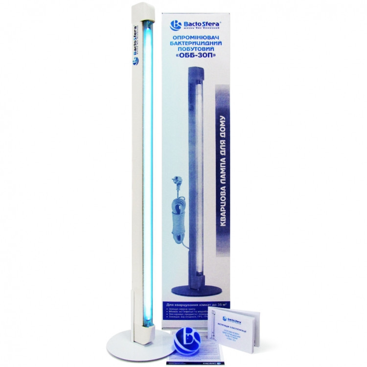 Бактерицидний опромінювач BactoSfera OBB 30P 9000 год, фото 1