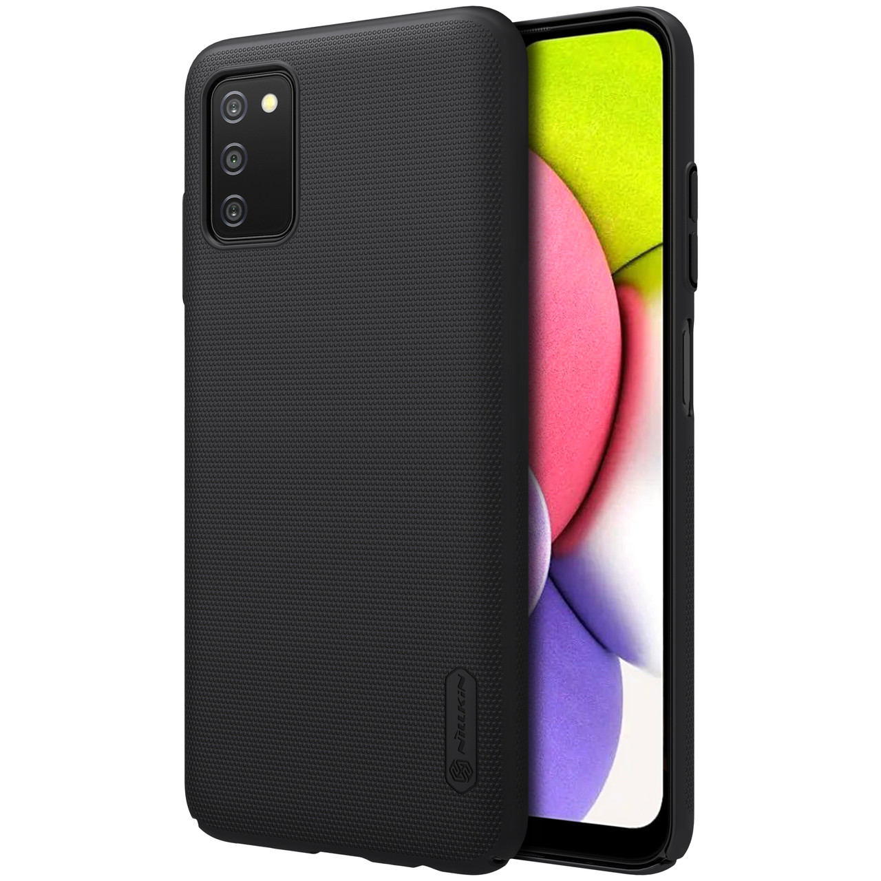 Захисний чохол Nillkin для Samsung Galaxy A03S / Galaxy A037G (Super Frosted Shield) Black Чорний, фото 1