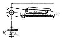 Зажим натяжной клиновой НК-1-1