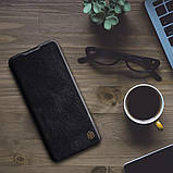 Захисний чохол-книжка Nillkin для Samsung Galaxy A03S / Galaxy A037  Qin leather case Black Чорний, фото 7