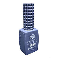 База файбер для нігтів c нейлоновими волокнами Global Fashion Fiber Base Coat 12мл