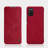 Захисний чохол-книжка Nillkin для Samsung Galaxy A03S / Galaxy A037  Qin leather case Red Червоний, фото 5