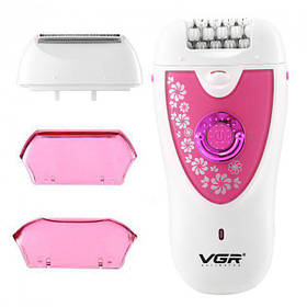 Епілятор VGR V-722 2в1 + заряджання від USB