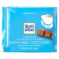 Шоколад Ritter Sport Альпийский молочный 250 г (БОЛЬШОЙ)