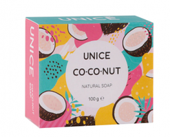 Натуральне мило Unice з кокосовою олією, 100 г
