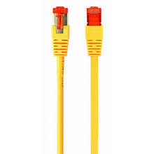 Патч-корд 2м S/FTP Cat 6A CU LSZH yellow Cablexpert (PP6A-LSZHCU-Y-2M)