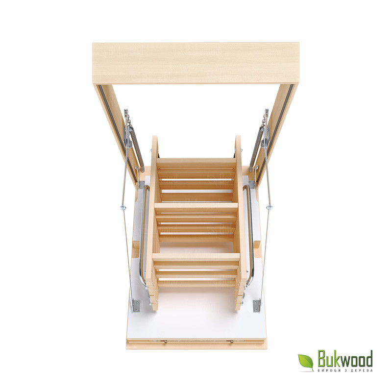 Чердачная лестница Bukwood Double Luxe Mini 90х80 - фото 6 - id-p1533573078