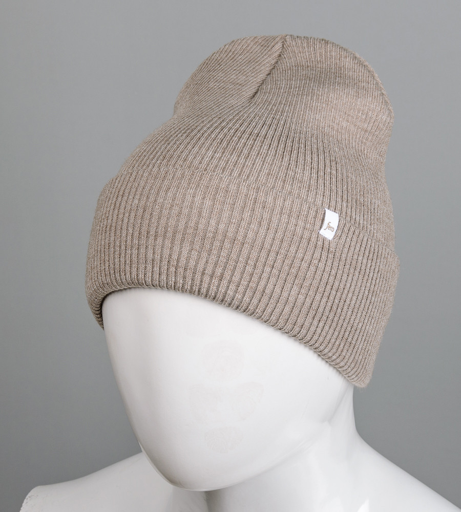 Подвійна Резинка з відворотом без підкладки FERO (С2107), Капучино, фото 1