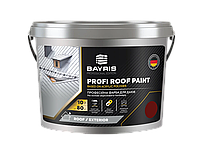 Краска для крыш стойкая Profi Roof Paint BAYRIS 10, Бордовый (RAL 3011)