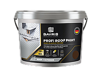Краска для крыш стойкая Profi Roof Paint BAYRIS 1, Коричневый (RAL 3007)