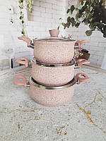 Набір посуду OMS 3027-Pink
