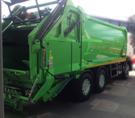 Сміттєвоз 22 м3 із заднім механічним завантаженням на шасі FORD CARGO 3542, фото 2