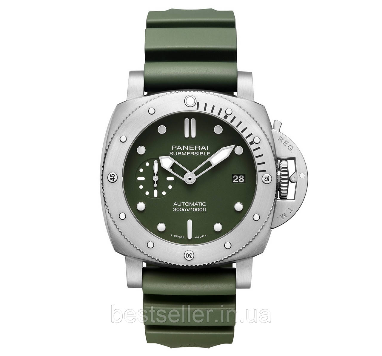 PANERAI LUMINOR SUBMERSIBLE PAM 1055 MILITARY GREEN 47MM. AAA
