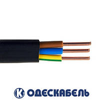 Кабель ВВГ-Пнг 3х1.5 ОДЕСКАБЕЛЬ, Кабель силовий, Моноліт, Мідний, Плоский, Для стаціонарного прокладення, фото 3