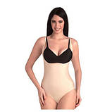 Стягувальне безшовне боді, грація з регульованими бретелями, фото 2