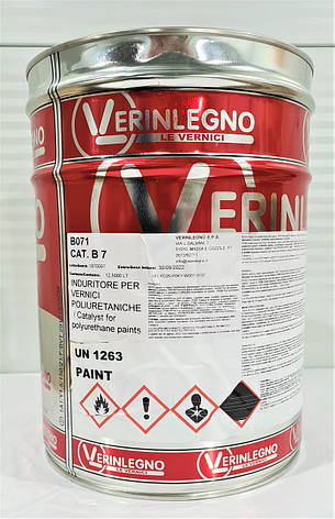 Затверджувач CAT. B7 поліуретановий, тара: 12,5л - Verinlegno, фото 1