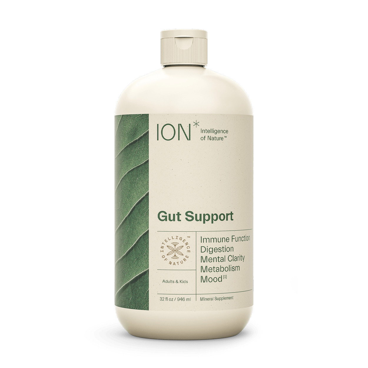 ION Biome, Gut Health, Mineral Supplement, мінеральна добавка для здоров'я кишкивника 236 ml. BX017