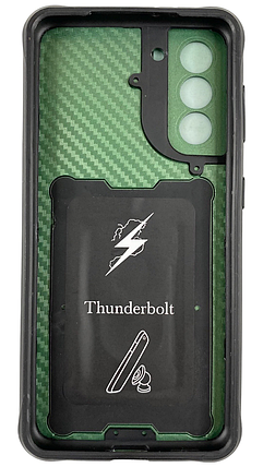 PC + TPU чохол Camshield armor для Samsung Galaxy S21 / зелений, фото 3