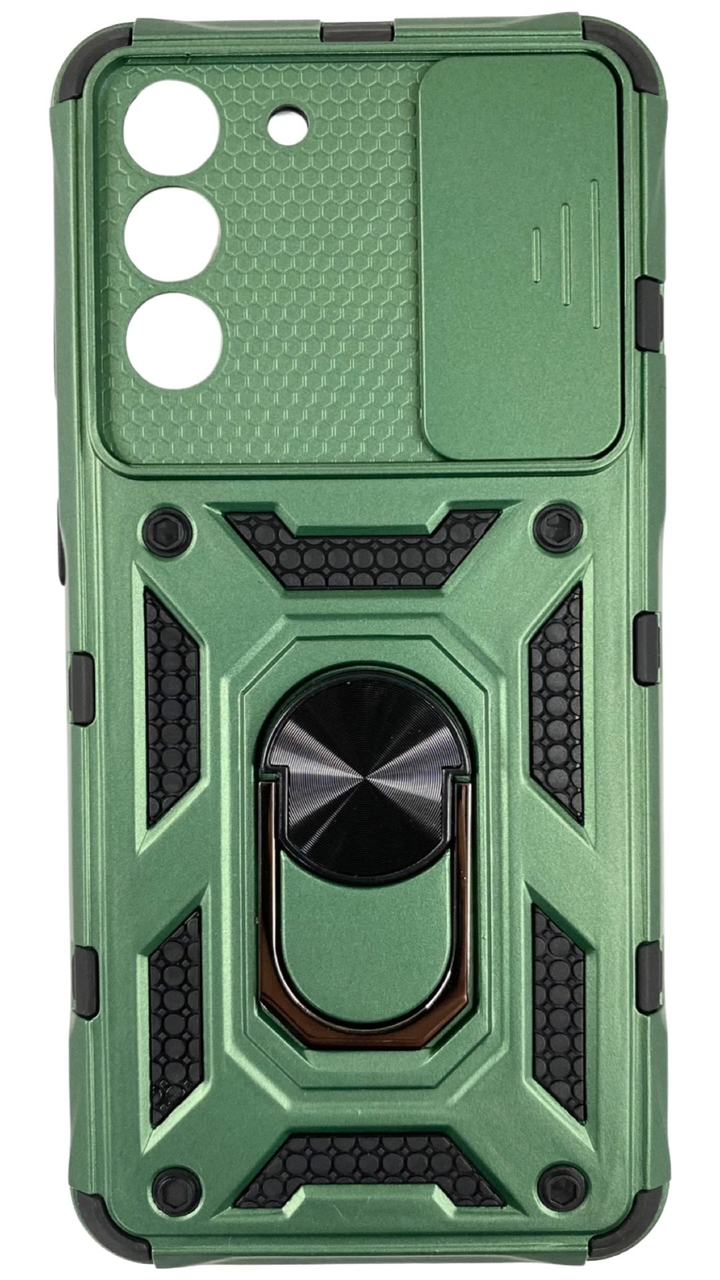 PC + TPU чохол Camshield armor для Samsung Galaxy S21 / зелений