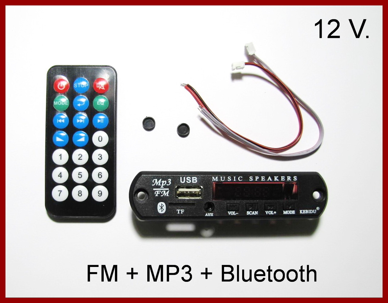 FM-радіо, Мр3 плеєр, Bluetooth.