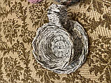 Кухоль плетений на подарунок з паперової лози -ручна робота, фото 3