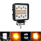 Фара LED квадратна 102W, 34 лампи, широкий промінь 10-30V 6000K товщина: 25 мм. LED Chips Brand: Epistar, фото 11