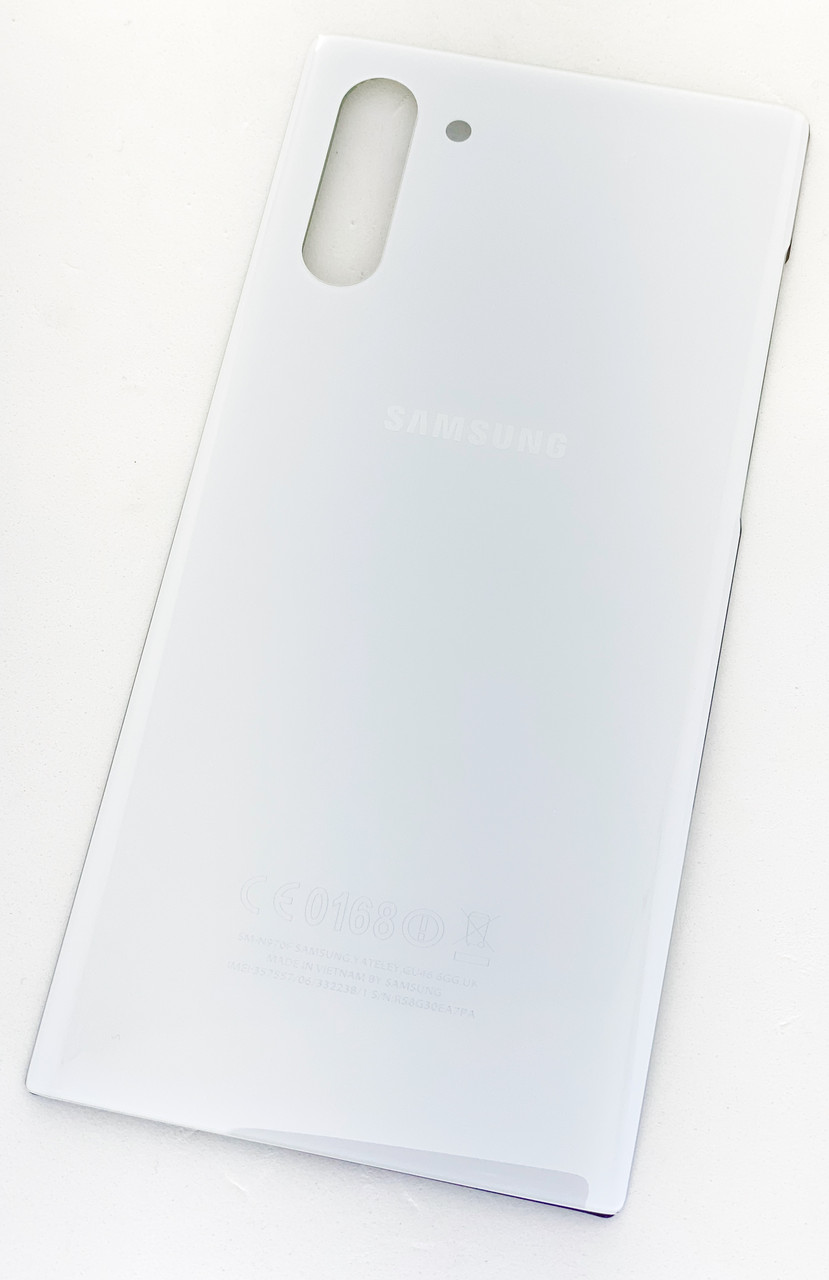 Задня кришка для Samsung N970F Galaxy Note 10, біла, фото 1