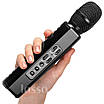 Караоке мікрофон Losso K6 Premium чорний із стерео звуком, фото 4