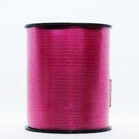 Стрічка для кульок темно рожева 300 м 5 мм для кріплення повітряних кульок подарунків, подарунків малинова Україна