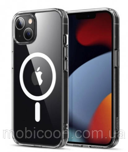 Чохол з MagSafe для iPhone 13 з полікарбонату прозорий, фото 1
