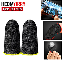 Ігрові напальчники для ігор на телефоні, смартфоні Heon-F1Y 1 пара Мобільні напальчники для сенсорних екранів
