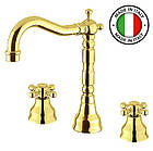 Золотий змішувач для ванни Італія Bugnatese Revival 402, фото 7