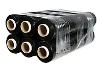 Стрейч пленка черная 20 мкм - 500 мм (1,85 кг) (6 шт/уп)