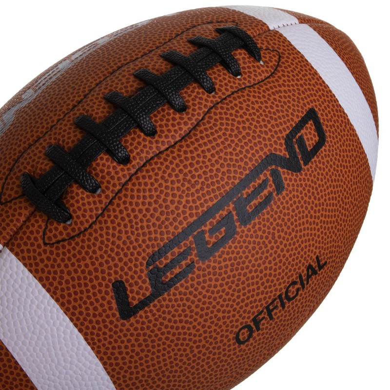 Мяч для американского футбола WELSTAR FB-3285 №9 PU коричневый - фото 4 - id-p1540425693