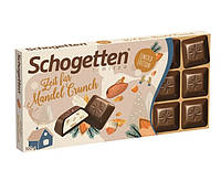 Молочный шоколад Schogetten Almond Crunch с миндальными кранчами 100 грамм Германия