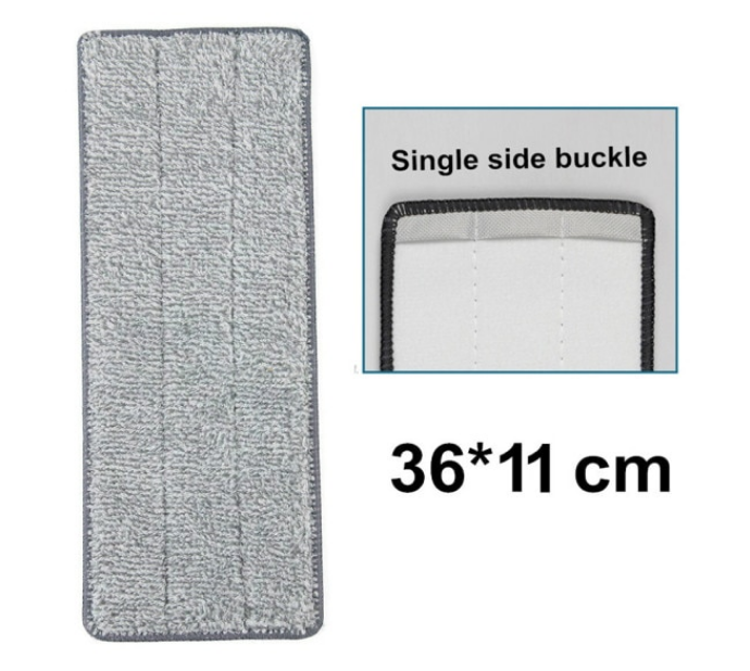 Запаска 36х11см на плоску швабру мікрофібра Змінний моп для плоскої швабри Запаска для натирача