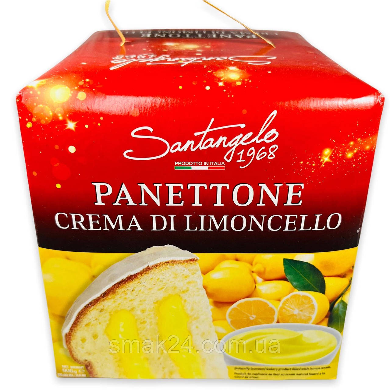 Панеттоне Santagelo PANETTONE alla crema di limone 908г Италия - фото 2 - id-p1148614677