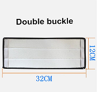 Запаска на плоскую швабру микрофибра 32х12см с кармашками для фиксации с двух сторон