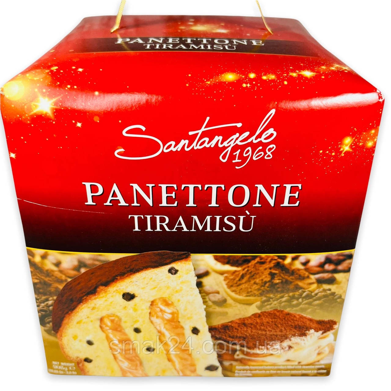 Панеттоне Santagelo PANETTONE alla creme Tiramisu 908г Италия - фото 2 - id-p1148629852