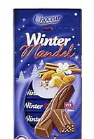 Шоколад з мигдалем Choceur Winter Mandel (11шт батонч.) Німеччина 200г