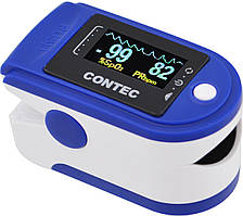 Пульсометр оксиметром на палець (пульсоксиметр) Promise RZ50D Blue