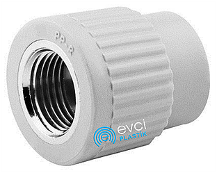 Муфта комбінована Evci Plastik ВР 20×1/2"