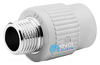 Муфта комбинированная Evci Plastik НР 20×1/2"