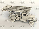 Пластикова модель 1/35 ICM 35595 Радянська бойова машина BM-13-16 на базі G7107, фото 10