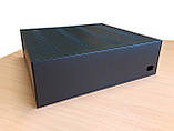 Корпус металевий MiBox з алюмінієвою панеллю MB-26 (Black) (Ш430 Г387 В132) чорний, фото 3