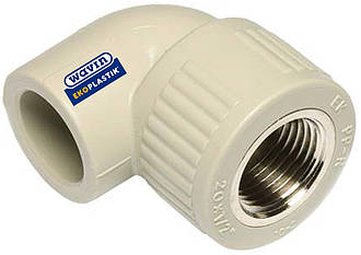 Кут внутрішня різьба Wavin 20*1/2 ппр